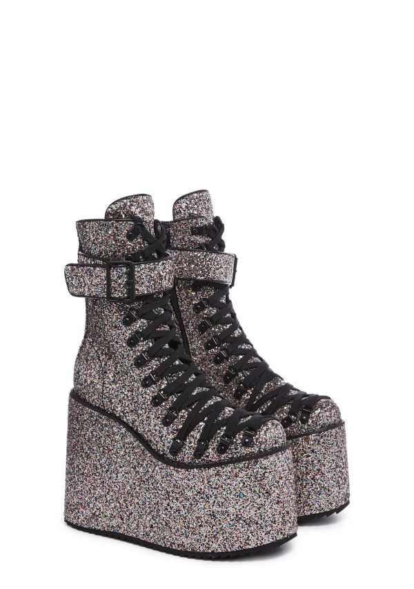 Sugar Coated Traitor Boots - Silver - Image 3