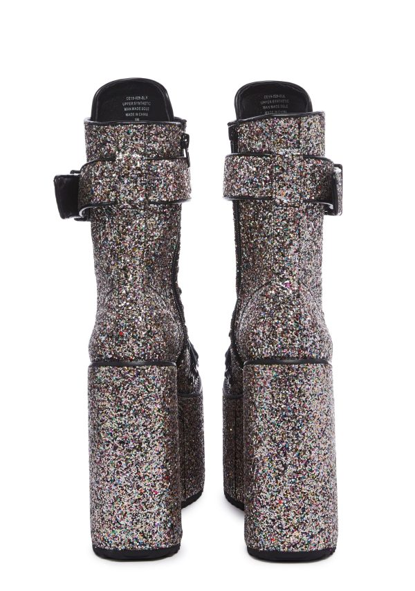 Sugar Coated Traitor Boots - Silver - Image 4