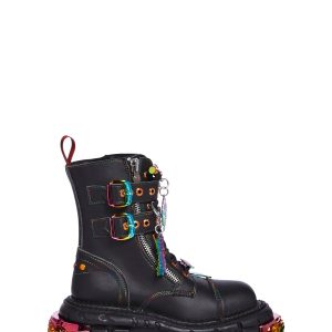 Dolls Kill x New Rock Chromatic Combat Boots