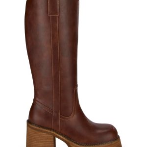 Mystery Crush Western Boots - Brown