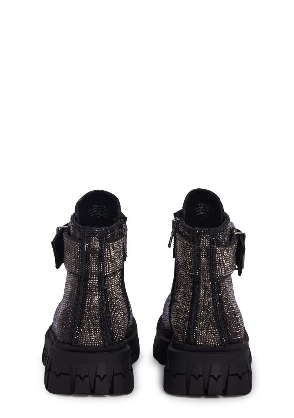 Hype Status Combat Boots - Graphite - Image 4