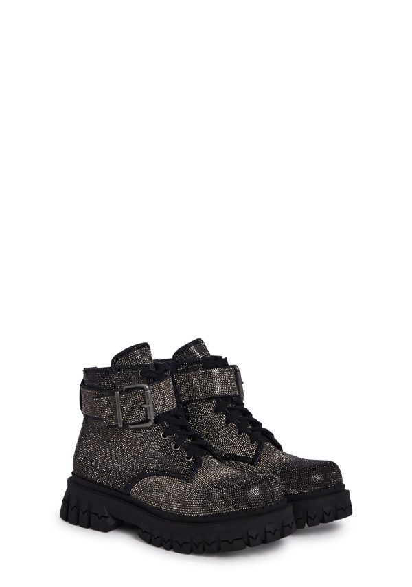 Hype Status Combat Boots - Graphite - Image 3