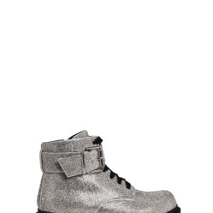 Hype Status Combat Boots - Silver