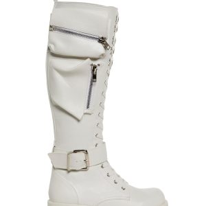 Obsidian Pocket Combat Boots