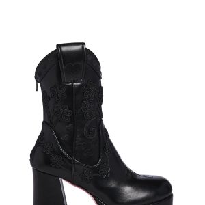 Follow The Sunset Cowboy Boots - Black