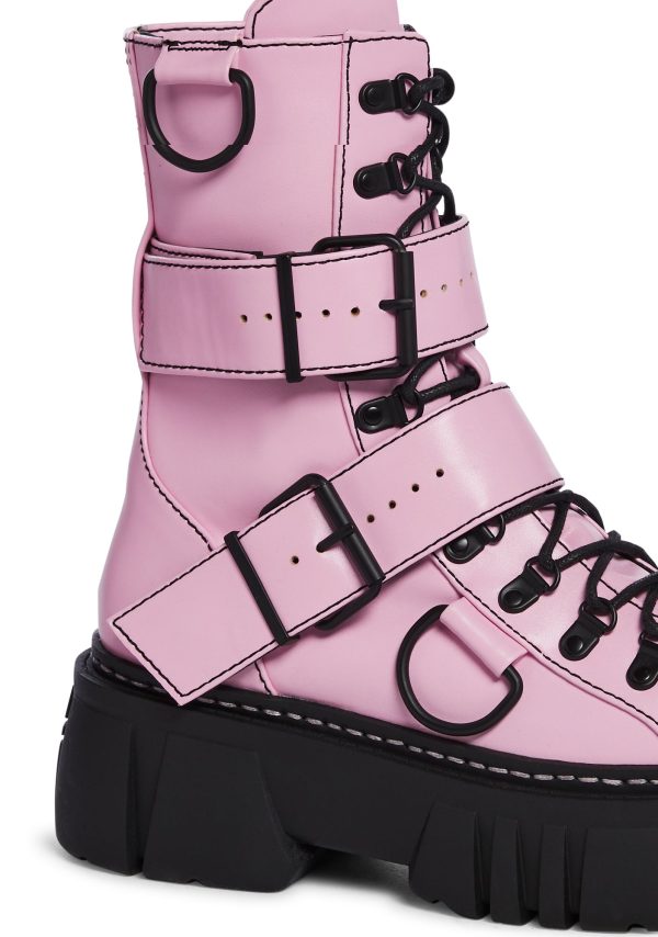 Low Traitor Boots - Pink - Image 2