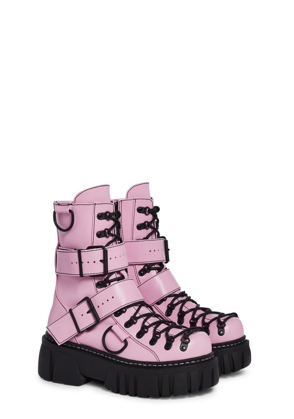 Low Traitor Boots - Pink - Image 3