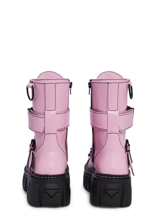 Low Traitor Boots - Pink - Image 4