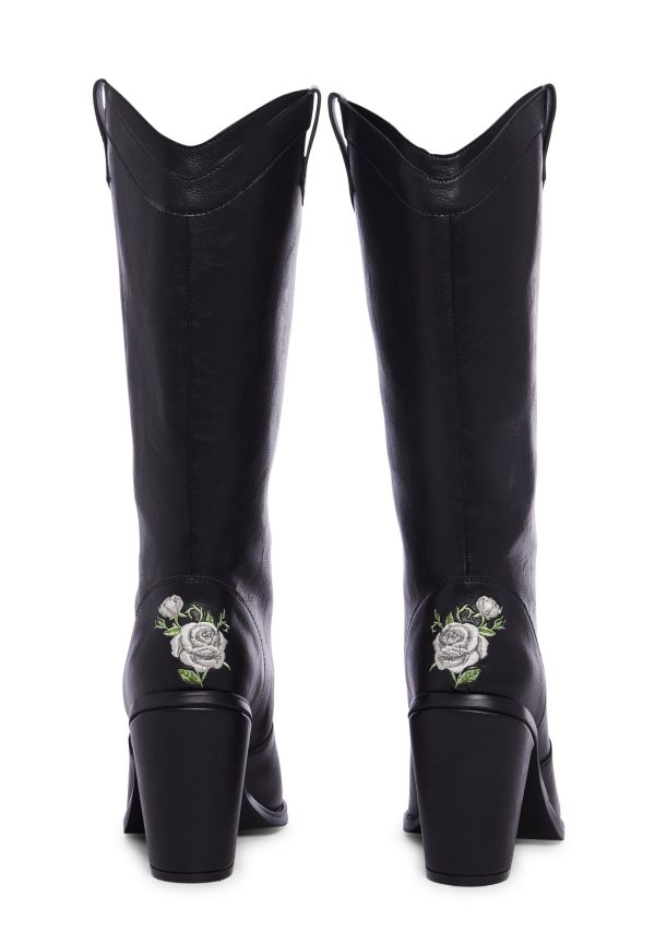 Mourning Rose Cowboy Boots - Image 4