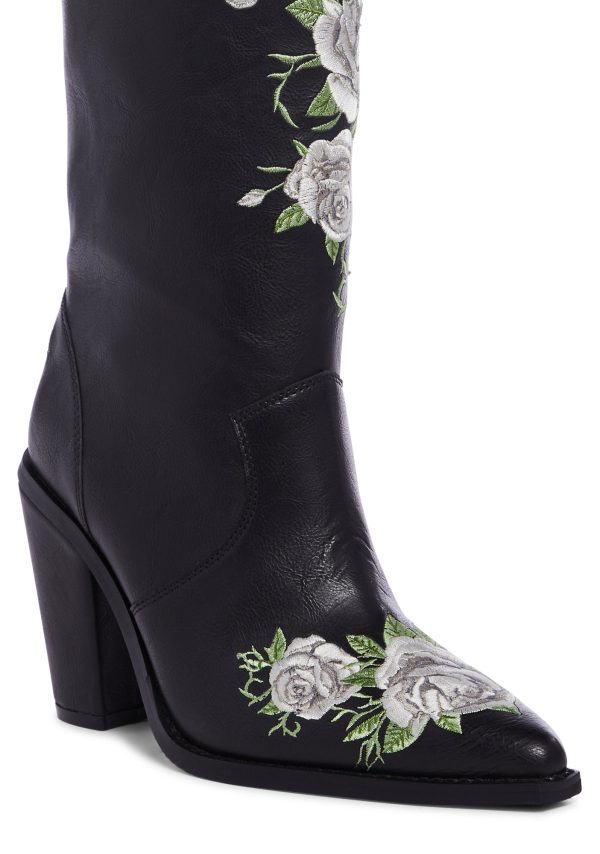 Mourning Rose Cowboy Boots - Image 2