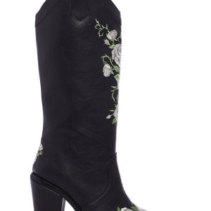 Mourning Rose Cowboy Boots