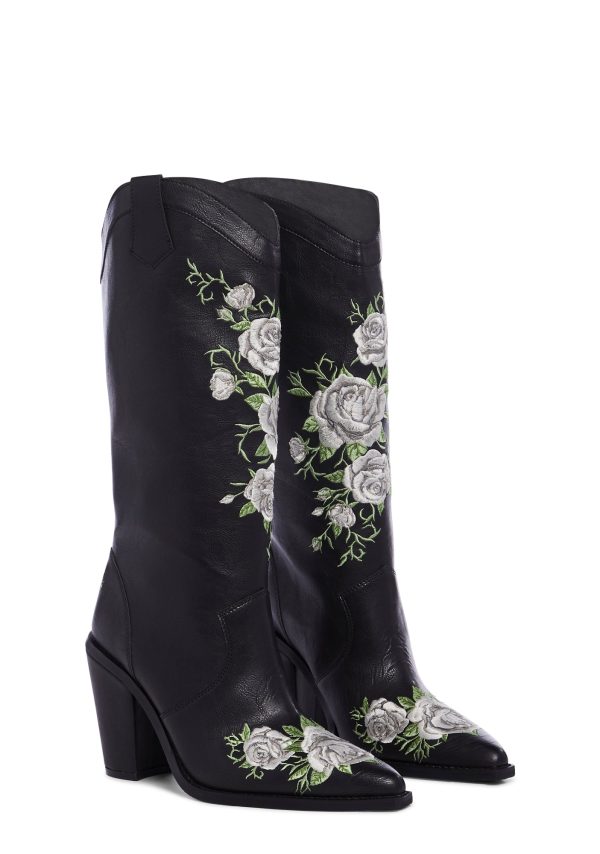 Mourning Rose Cowboy Boots - Image 3