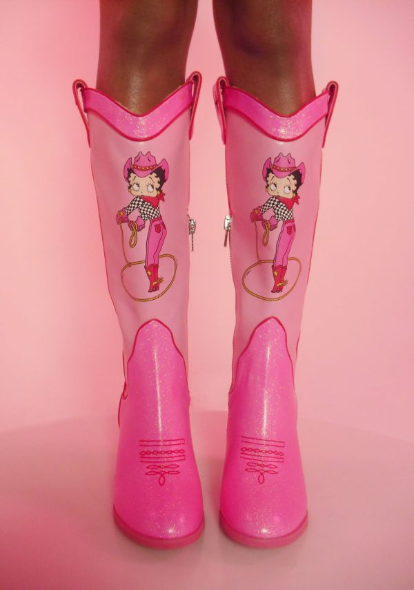 She's The Bee's Knees Cowboy Boots - Glitter - Image 5