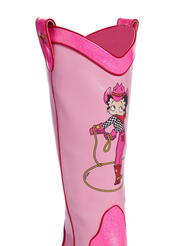 She's The Bee's Knees Cowboy Boots - Glitter - Image 2