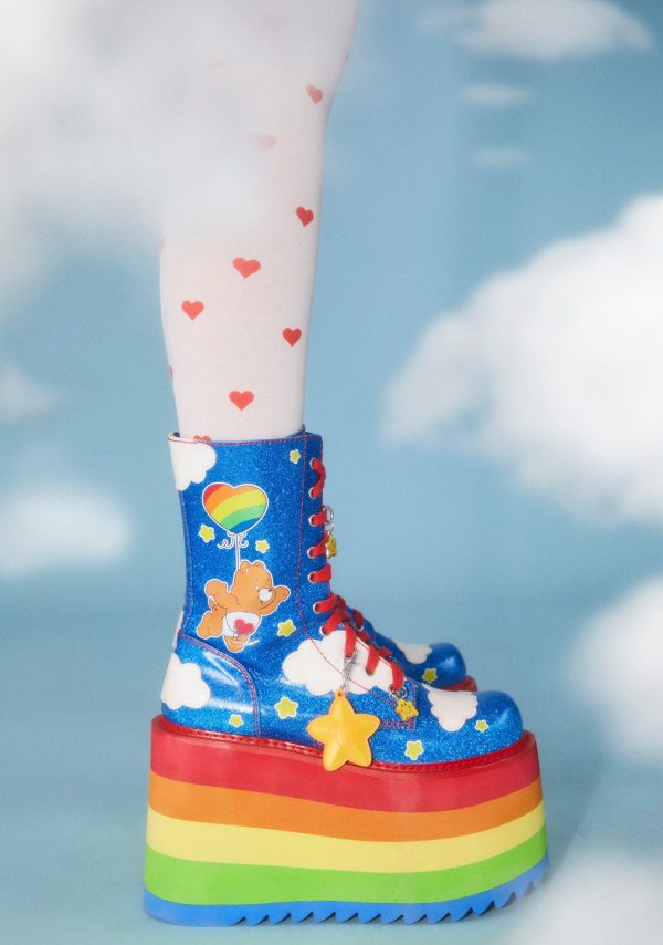 Up And Away Platform Boots - Rainbow - Image 5