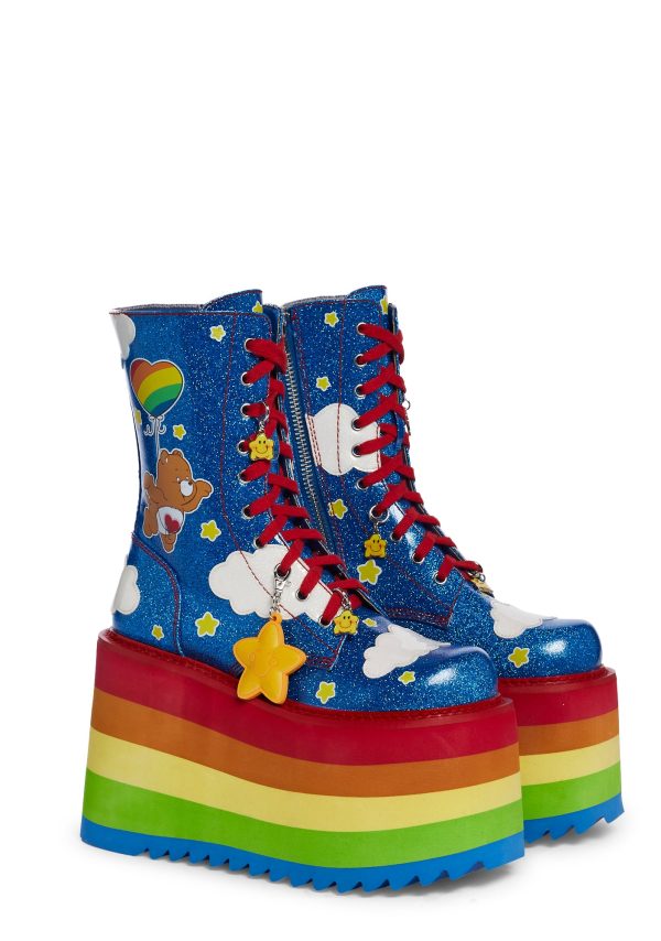 Up And Away Platform Boots - Rainbow - Image 3