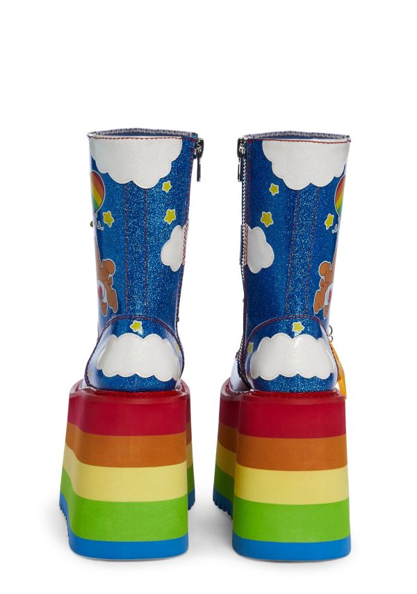 Up And Away Platform Boots - Rainbow - Image 4