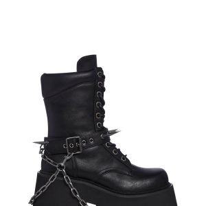 World On Edge Combat Boots