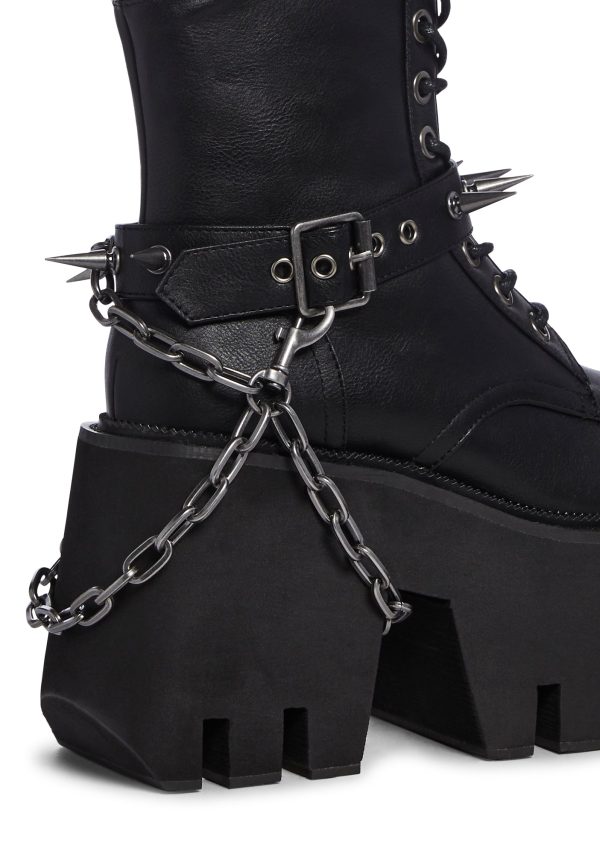 World On Edge Combat Boots - Image 2