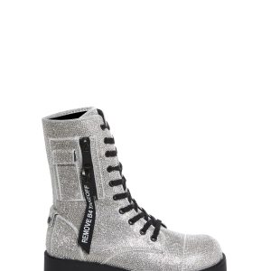 Billionaire Bling Combat Boots