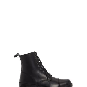 M-WALL083CCT-S13 Leather Combat Boots