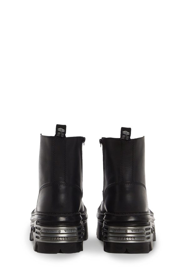 M-WALL083CCT-S13 Leather Combat Boots - Image 4
