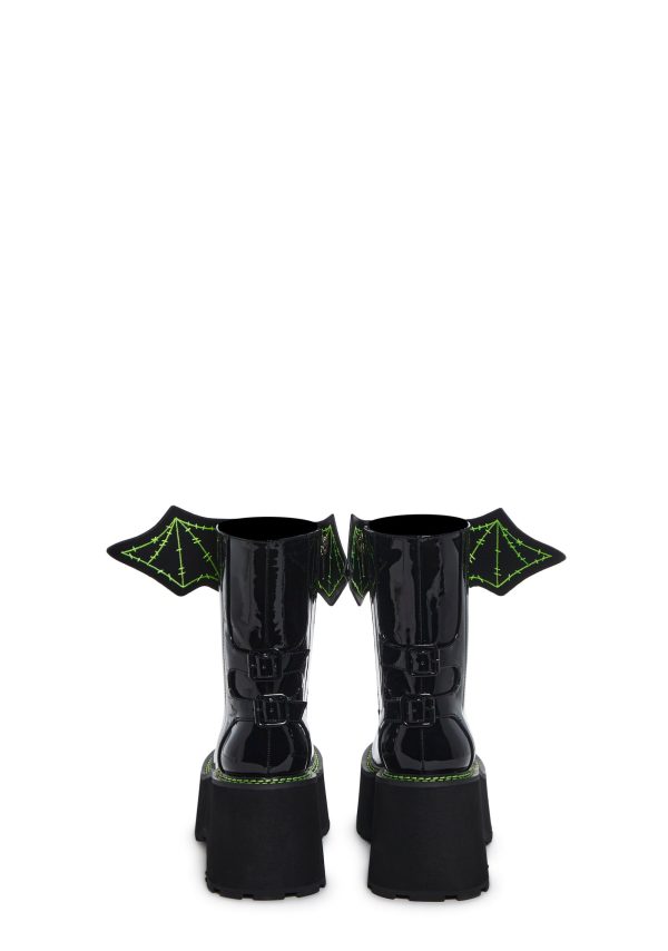 Spooky Bat Combat Boots - Image 4