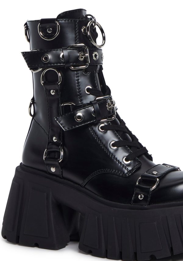 Utopia Bondage Combat Boots - Image 2
