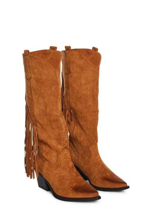 Copper Swept Away Cowboy Boots - Image 3