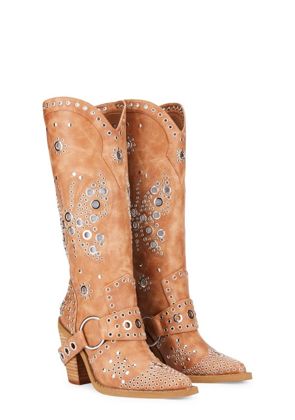 Flight Risk Cowboy Boots - Camel - Image 3