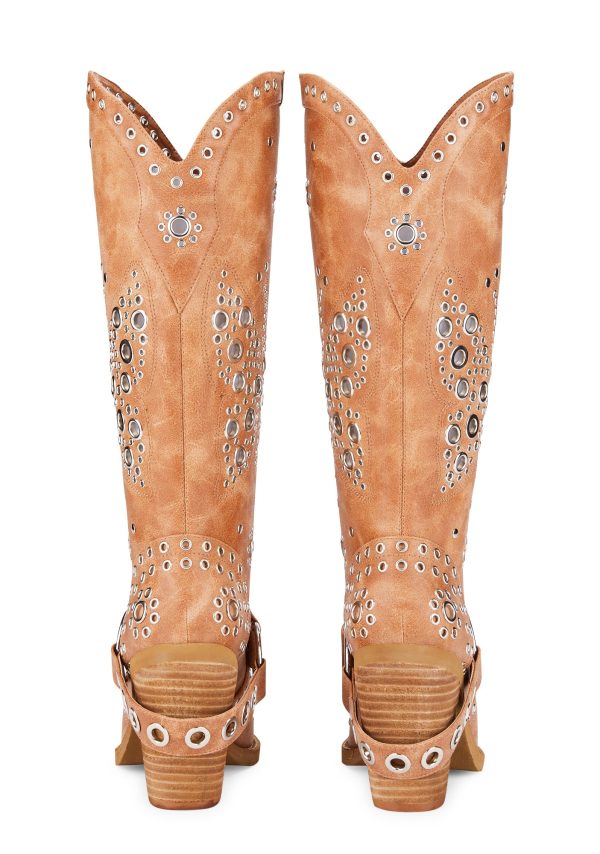 Flight Risk Cowboy Boots - Camel - Image 4