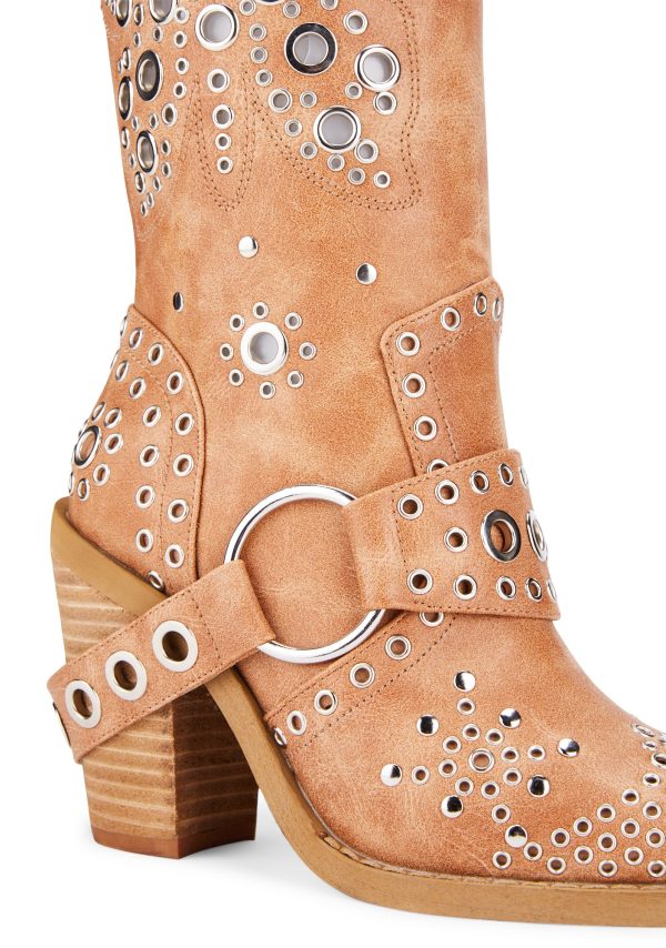 Flight Risk Cowboy Boots - Camel - Image 2